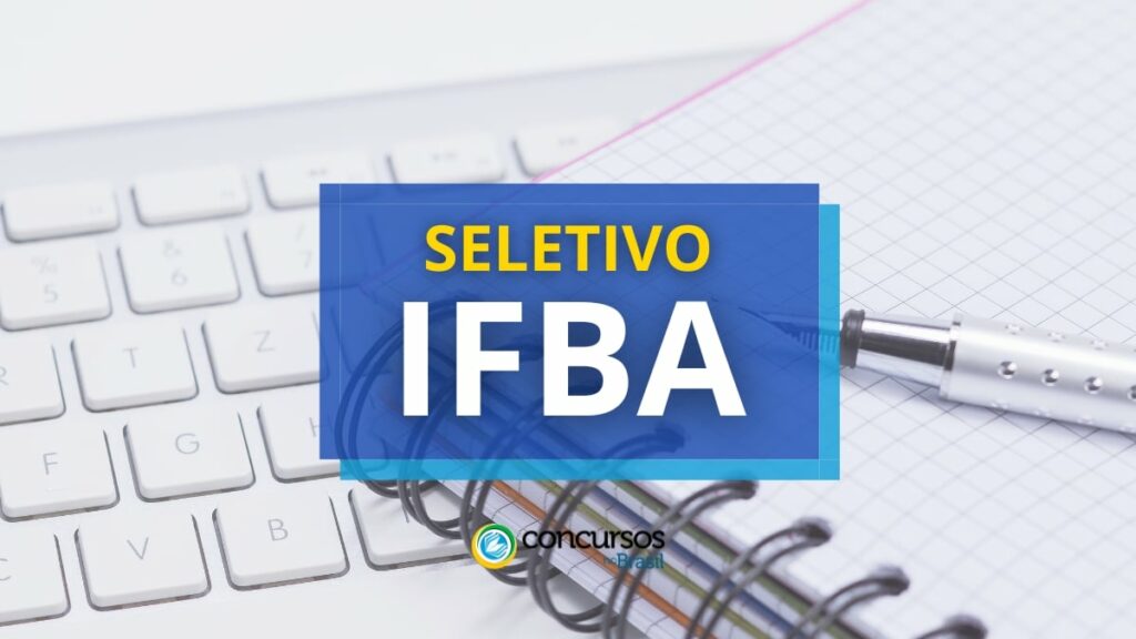 IFBA abre processo seletivo para professor no Campus Catu