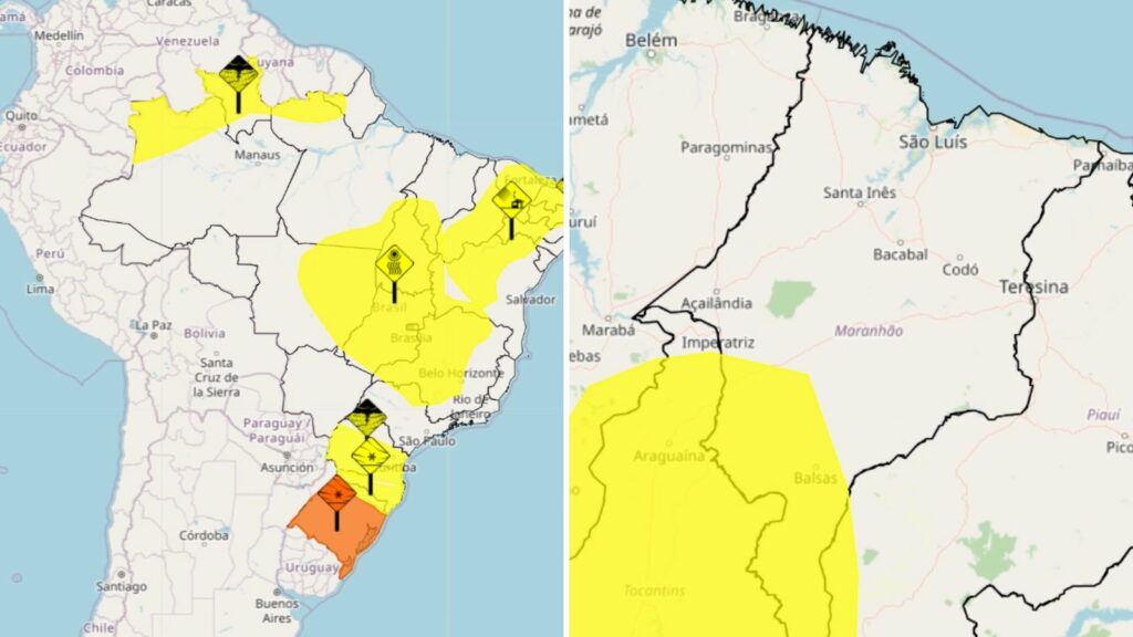 Inmet alerta para baixa umidade do ar em 21 cidades