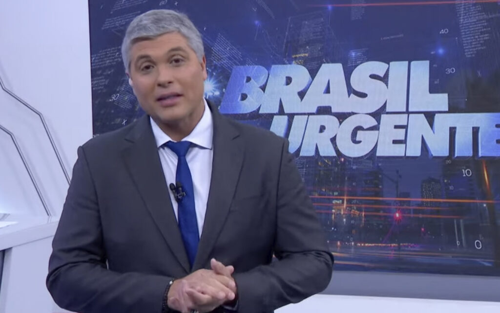 Momento terrível do Brasil Urgente arrasta grade noturna da Band