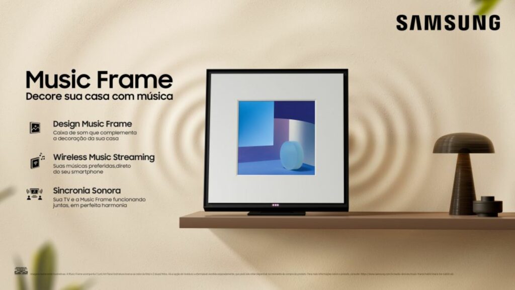 Music Frame: Samsung inicia vendas da caixa de som em