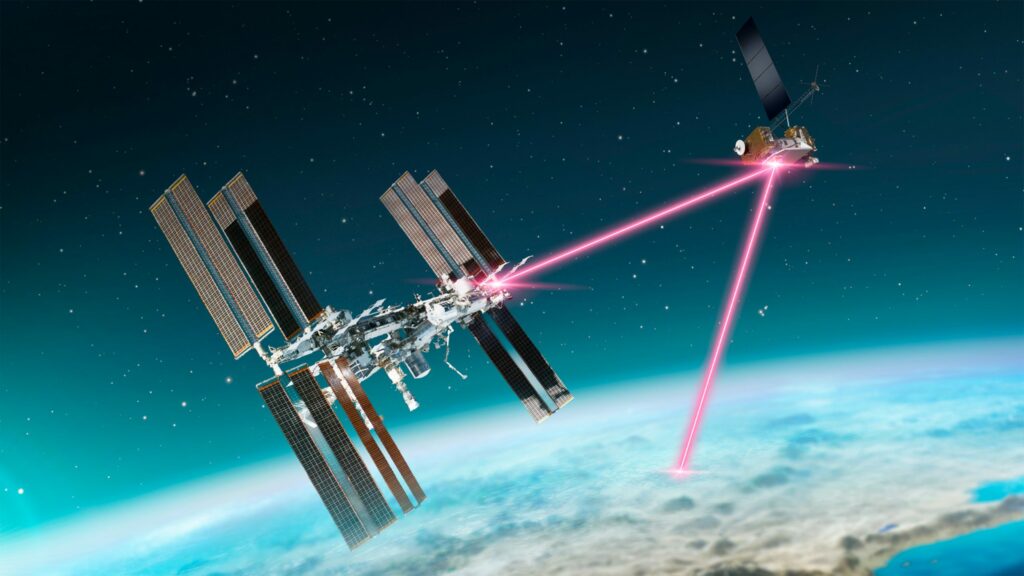 NASA usa laser para mandar vídeos em 4K para Estação