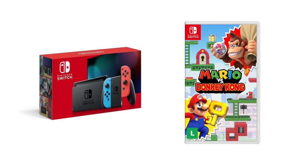 Ofertas do dia: consoles, games e acessórios Nintendo Switch com