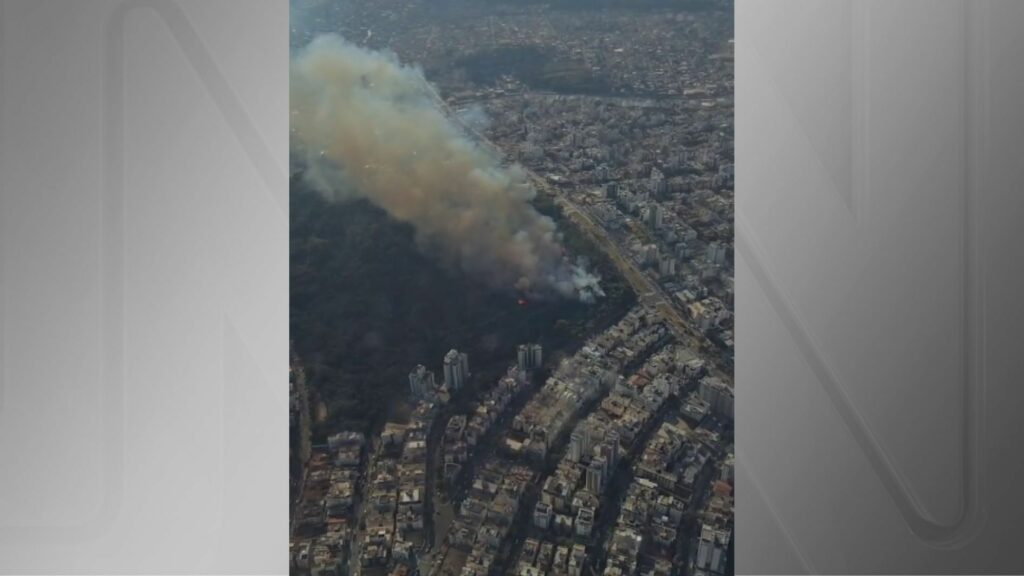 Parque é atingido por incêndio em Belo Horizonte