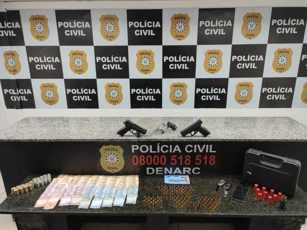 Polícia Civil deflagra operação contra irmãos suspeitos de traficar armas