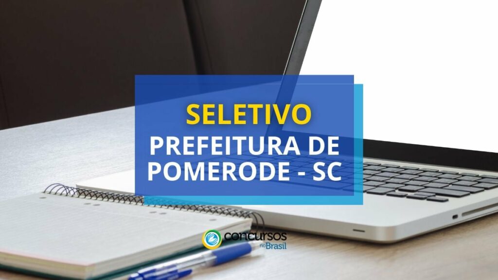 Prefeitura de Pomerode - SC paga até R$ 10,6 mil