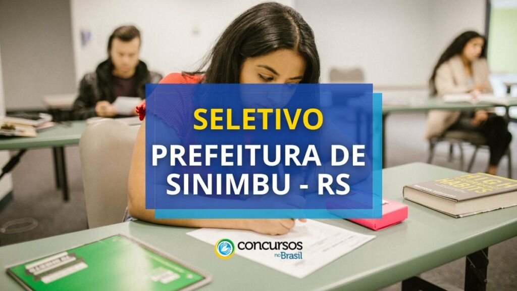 Prefeitura de Sinimbu - RS oferece vencimento de R$ 14,6