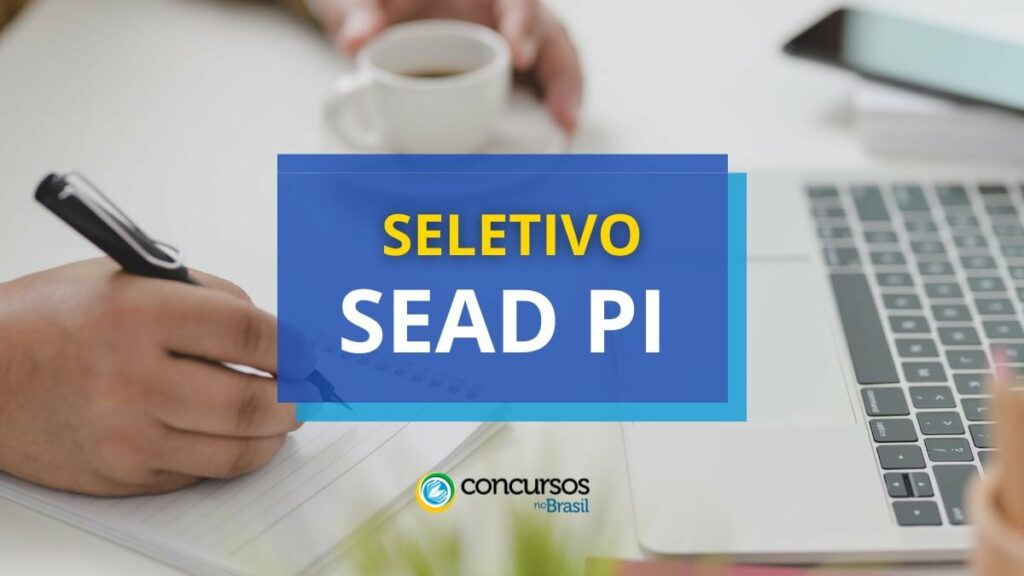 SEAD PI abre 128 vagas em seletivo; ganhos até R$