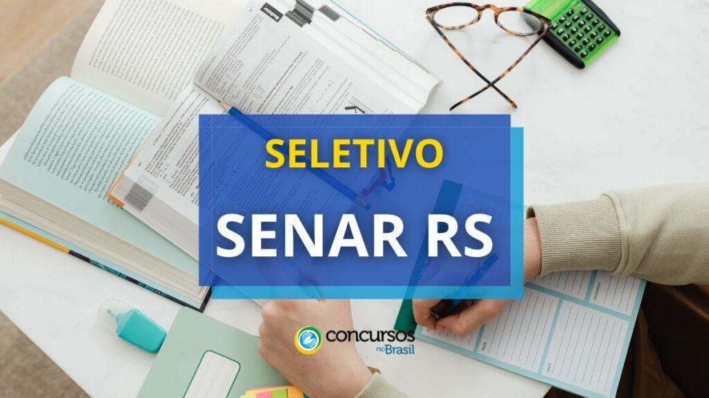 SENAR RS libera edital de processo seletivo; até R$ 10.209