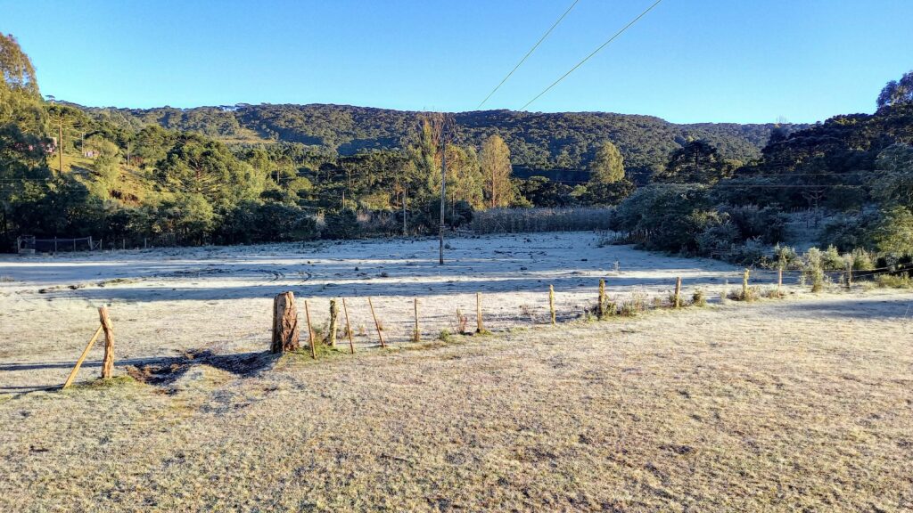 Santa Catarina amanhece com temperaturas negativas nesta terça-feira (2)