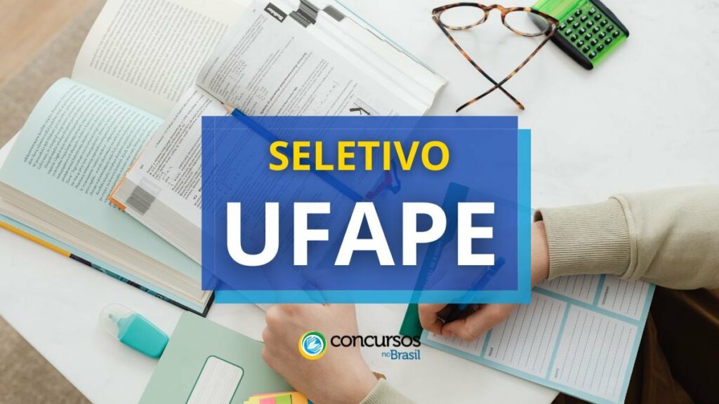 UFAPE abre processo seletivo para Professores Substitutos