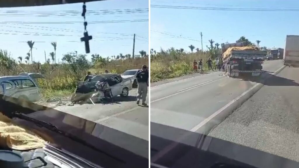 VÍDEO: Colisão mata criança de 5 anos e motorista, na