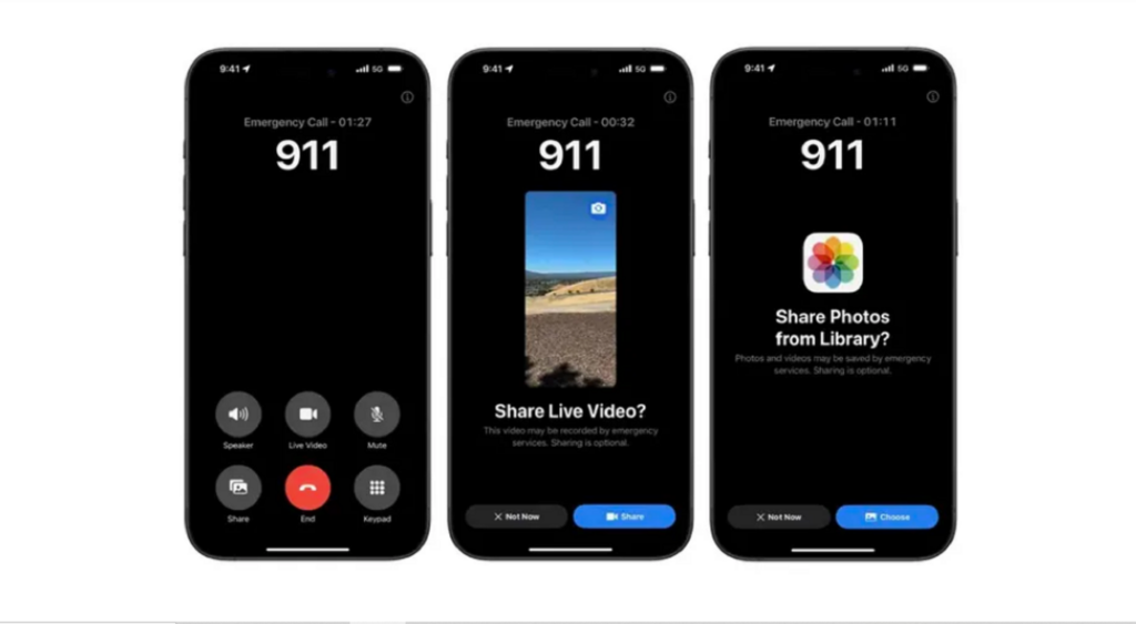 iPhones poderão transmitir ao vivo chamadas de emergência; entenda 
