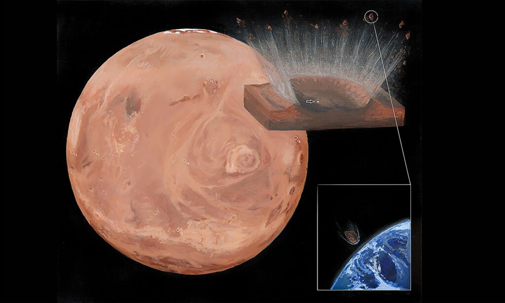 Análise de 200 meteoritos que caíram na Terra revela origem