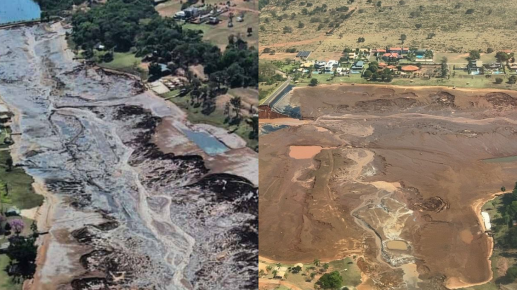 Barragem rompe e inunda condomínio de luxo em MS