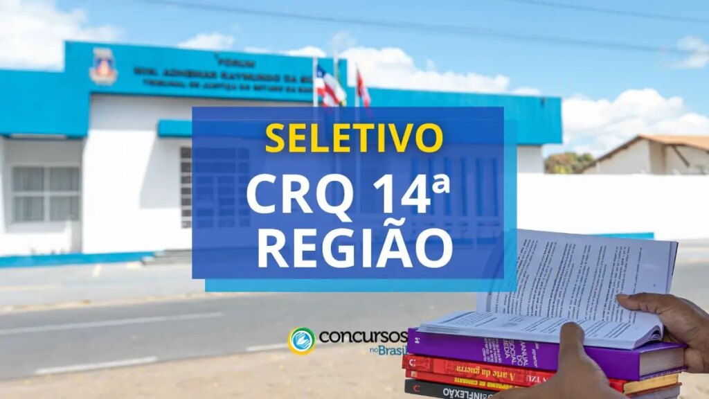 CRQ 14ª Região abre vagas em novo processo seletivo