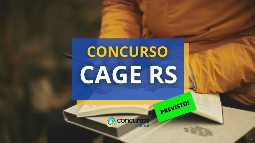 Concurso CAGE RS já tem banca organizadora definida