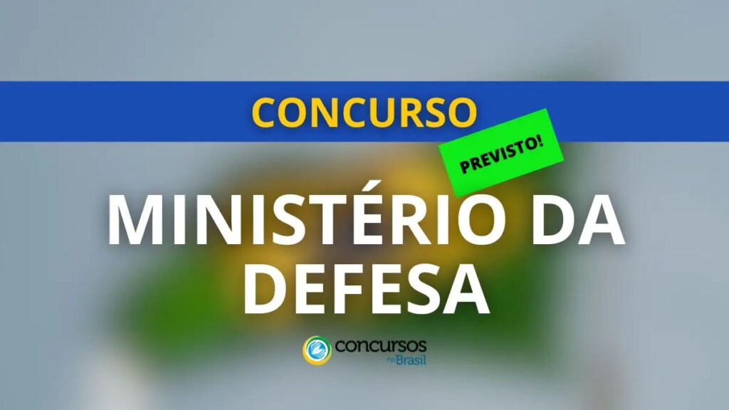 Concurso Ministério da Defesa solicita 4.601 vagas