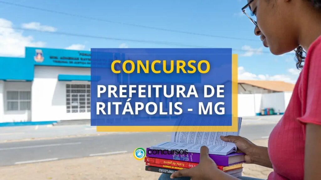 Concurso Prefeitura de Ritápolis - MG: até R$ 5.408,27