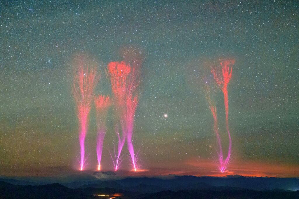 “Duende vermelho gigante” é visto no céu de Porto Rico