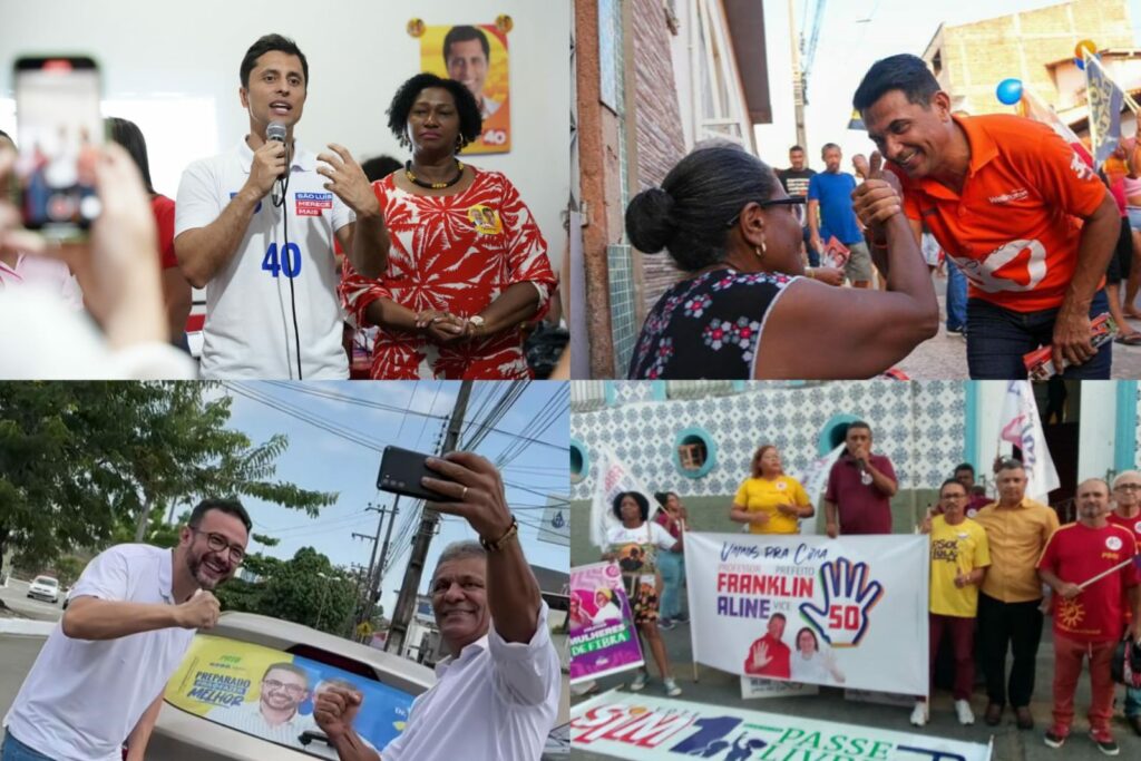 Eleições 2024: campanhas dos candidatos a prefeito tomam as ruas