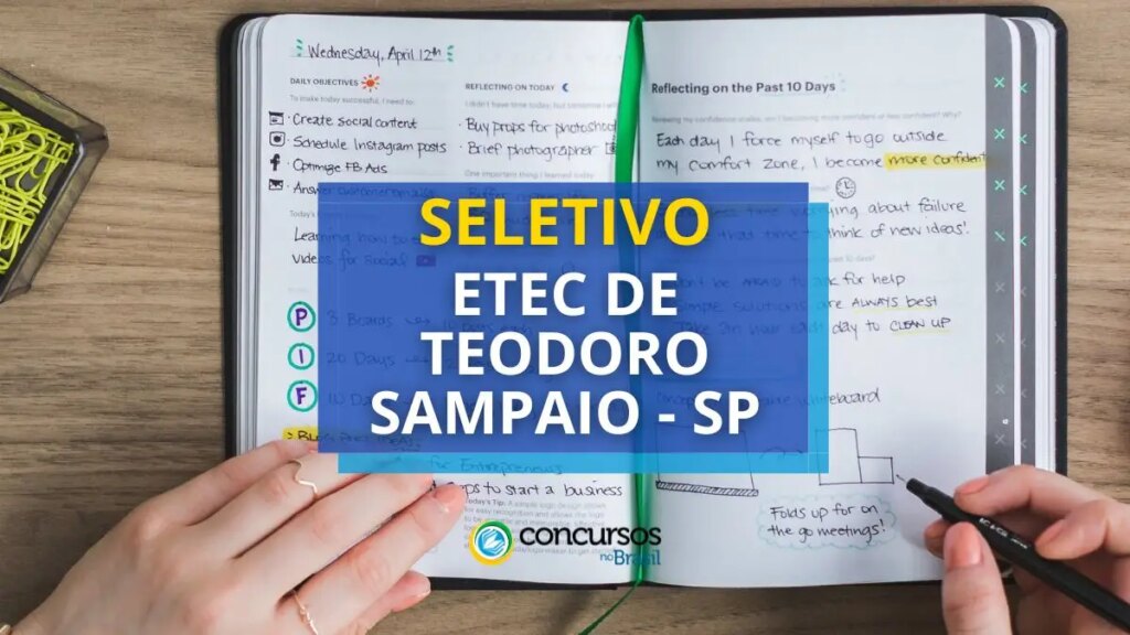 Etec de Teodoro Sampaio - SP abre processo seletivo