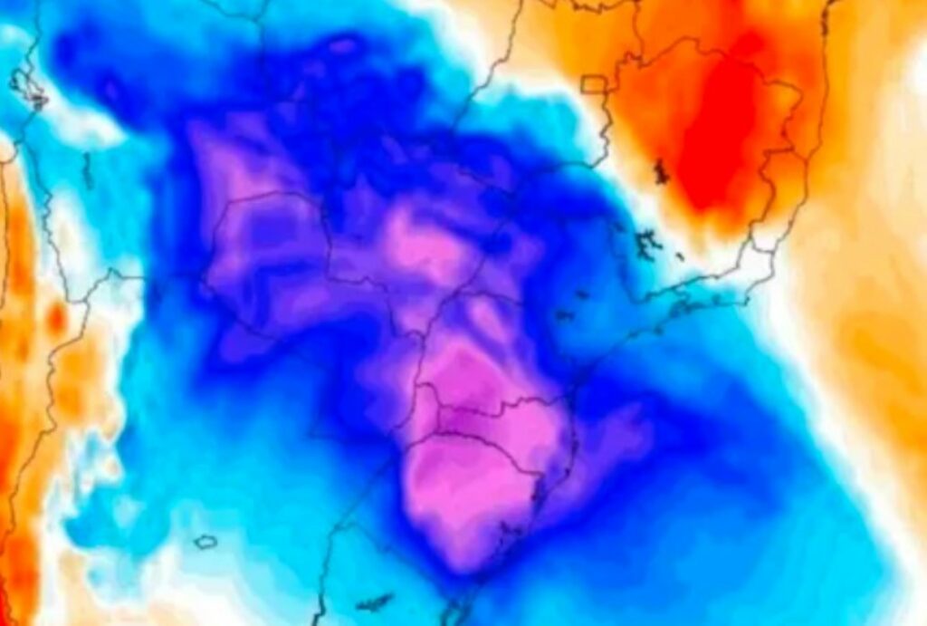 Evento raro vai derrubar as temperaturas no Brasil