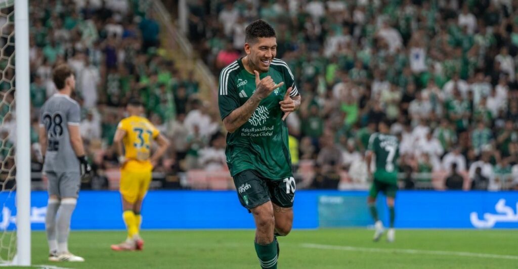 Firmino estreia com gol na nova temporada do Campeonato Saudita;