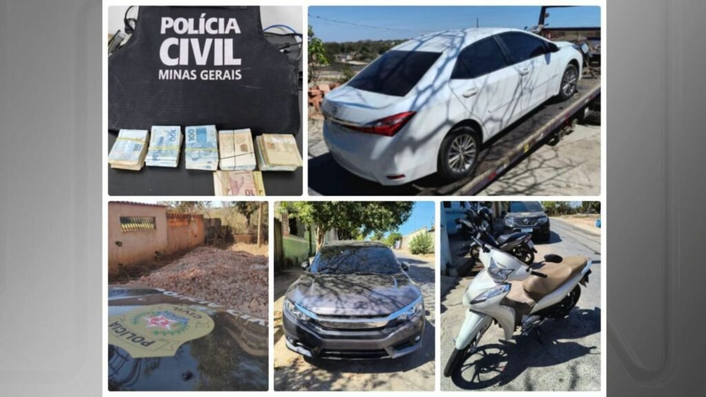 Grupo criminoso suspeito de roubar cargas de cristais e residências