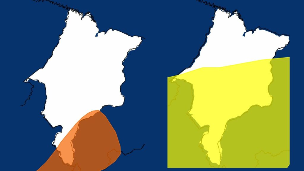 MA tem 7 cidades em alerta laranja de perigo nesta