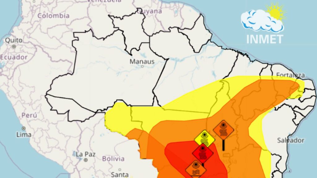 MA tem alertas amarelo e laranja nesta segunda (19)