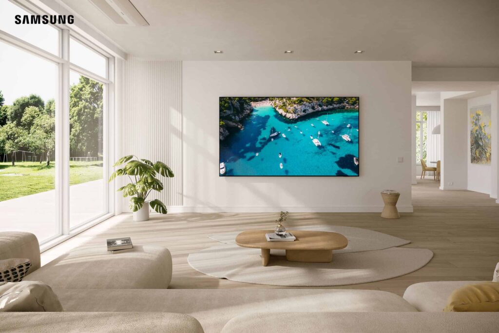 Nova TV gigante 4K da Samsung quer levar cinema para