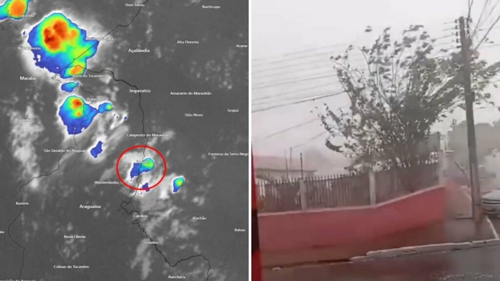 Nugeo explica chuva de granizo e ventos fortes em Estreito