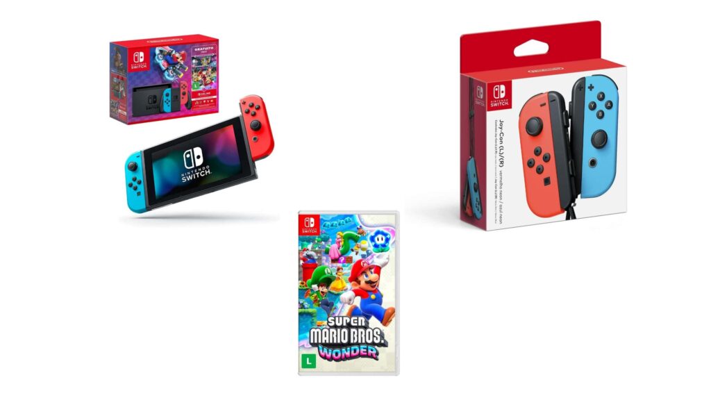 Ofertas do dia: Nintendo Switch, jogos e acessórios com descontos