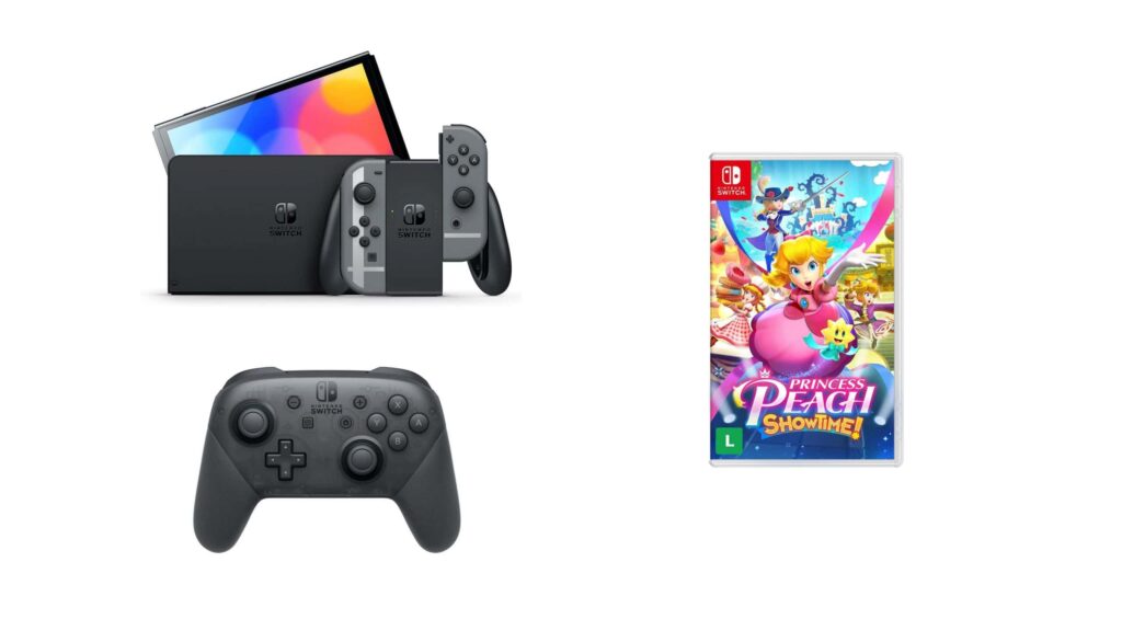 Ofertas do dia: consoles, games e acessórios Nintendo Switch com