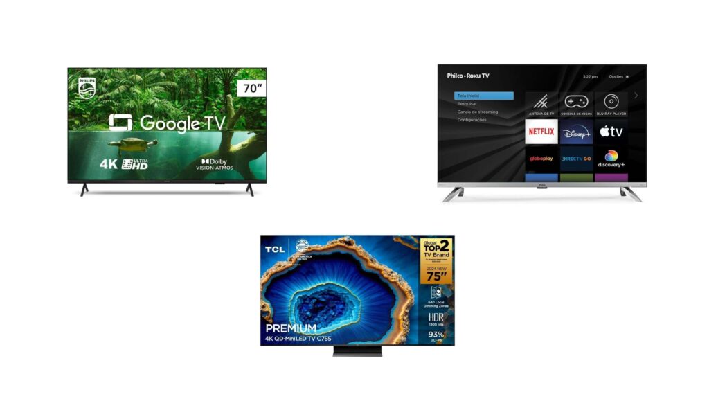 Ofertas do dia: renove sua sala com TVs de alta