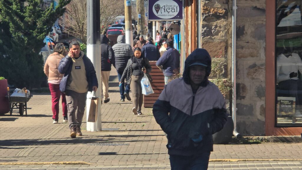 Onda de frio: cidade em SC tem sensação térmica de