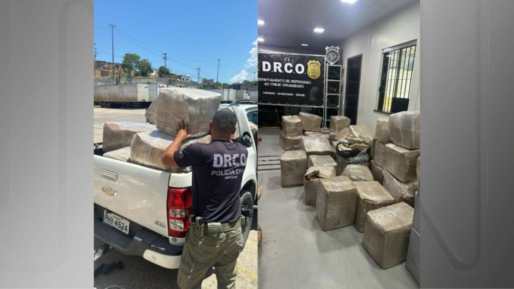 Polícia apreende mais de 1 tonelada de drogas em caminhão