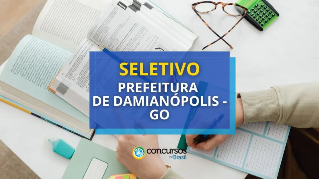 Prefeitura de Damianópolis – GO abre processo seletivo