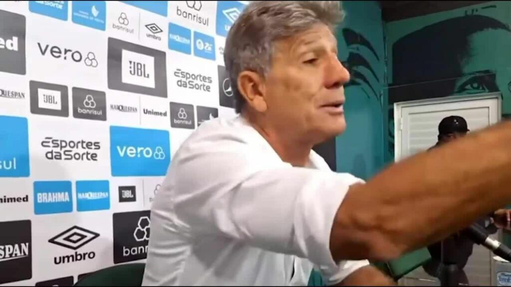 Renato critica jornalistas após derrota do Grêmio: “Não discuta futebol