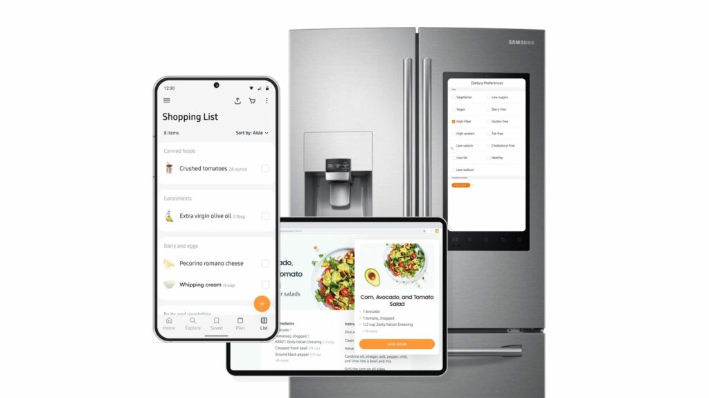 Samsung Food: app de gestão de alimentos usa IA para