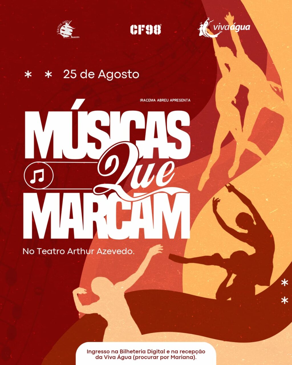 Teatro Arthur Azevedo recebe festival de dança “Músicas que marcam”