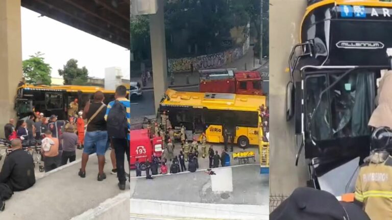 Acidente com BRT deixa mais de 60 feridos no Rio