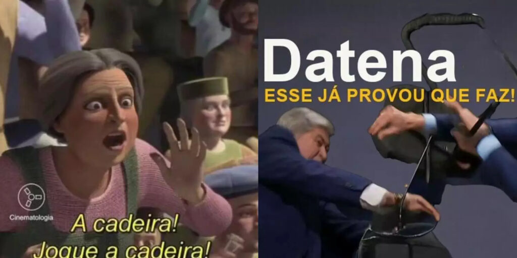 Cadeirada leva Datena ao assunto mais comentado do país e