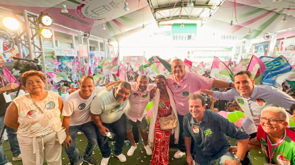 Candidato a vereador da Mangueira reúne Paes e Quaquá na