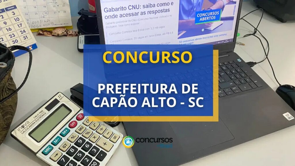 Concurso Prefeitura de Capão Alto