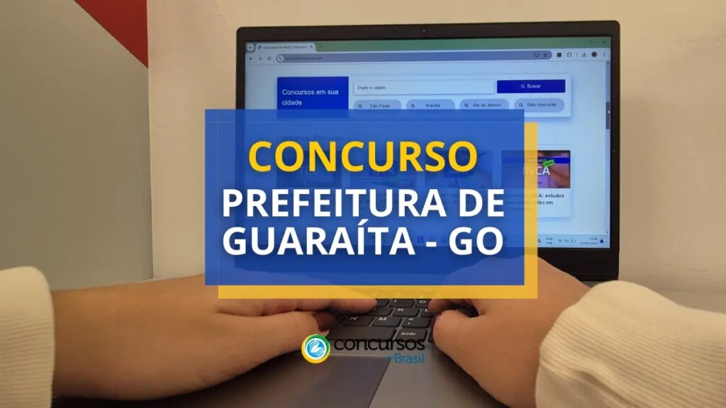 Concurso Prefeitura de Guaraíta - GO divulga edital