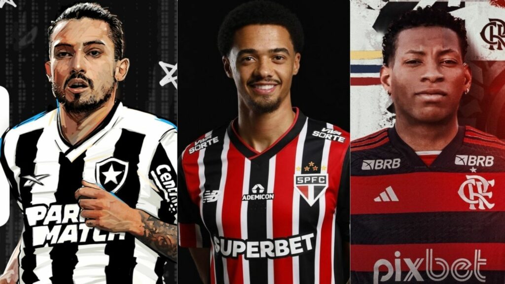 Confira as principais contratações do futebol brasileiro após o fim