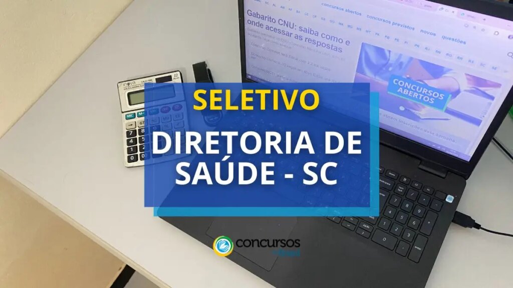 Diretoria de Saúde - SC abre vagas; R$ 11,5 mil