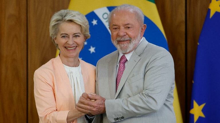 Lula discute com Ursula Von der Leyen acordo Mercosul-UE nesta