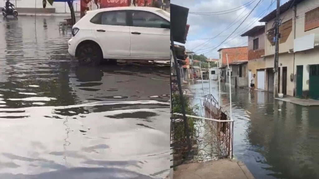 Maré alta de 6,6 metros causa alagamentos em São Luís